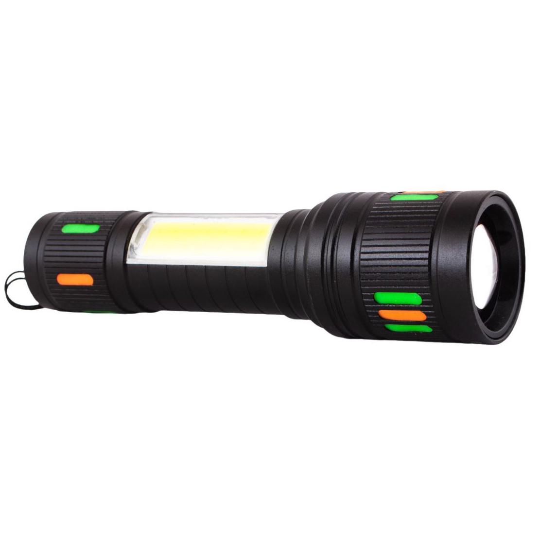 Фонарь Night Vision Fluorescence 623-TG+COB Zoom/USB-C/Power indicator Black