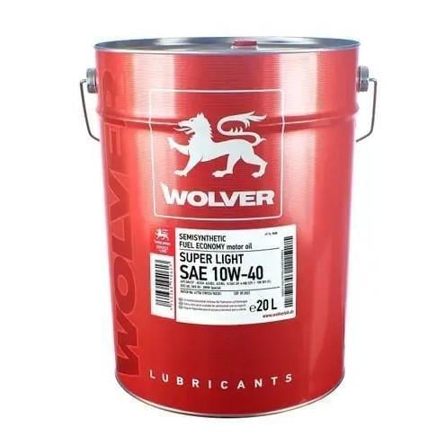 Моторное масло WOLVER SUPER LIGHT SAE 10W-40 20 л (07690)