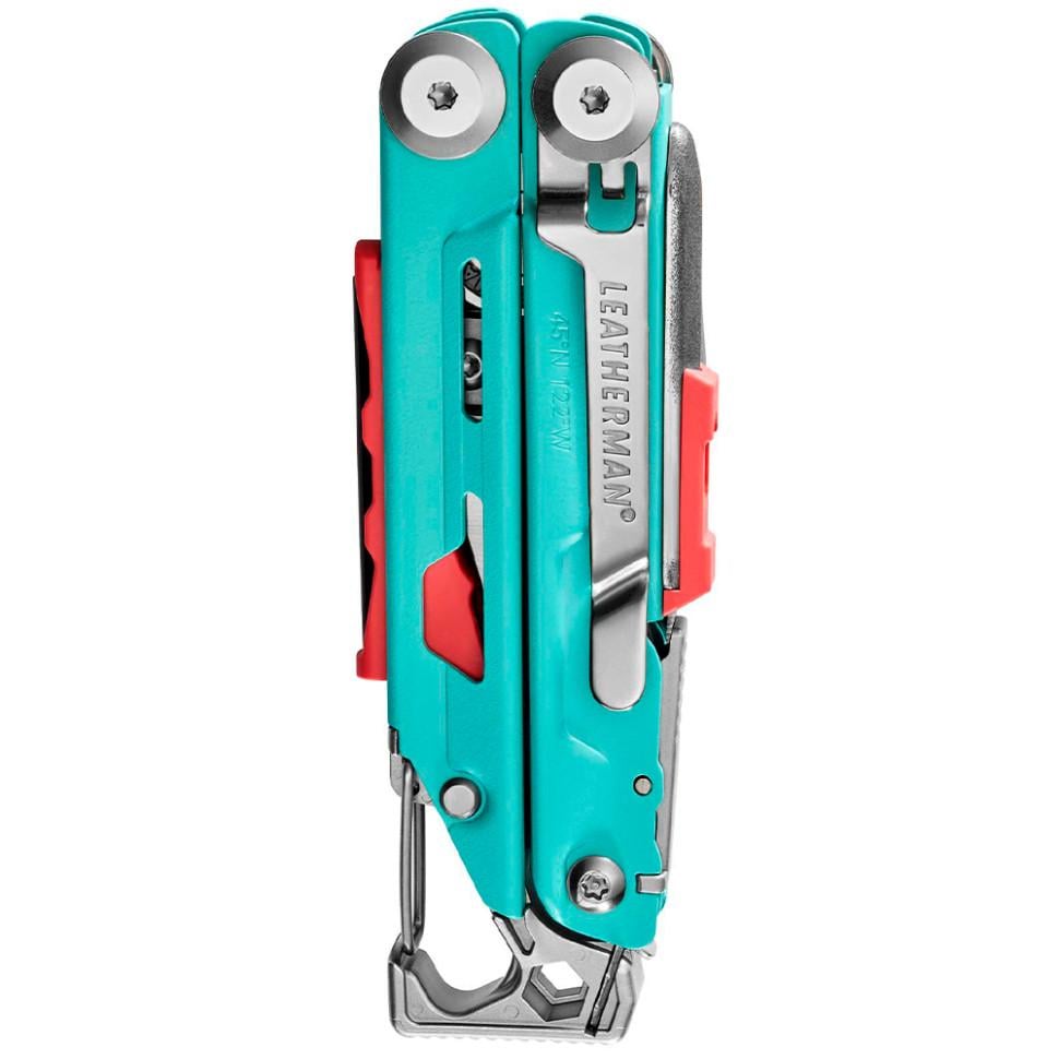 Мультиінструмент з чохлом Leatherman Signal Aqua Silver (833187) - фото 4 Мультиінструмент з чохлом Leatherman Signal Aqua Silver (833187) - фото 4