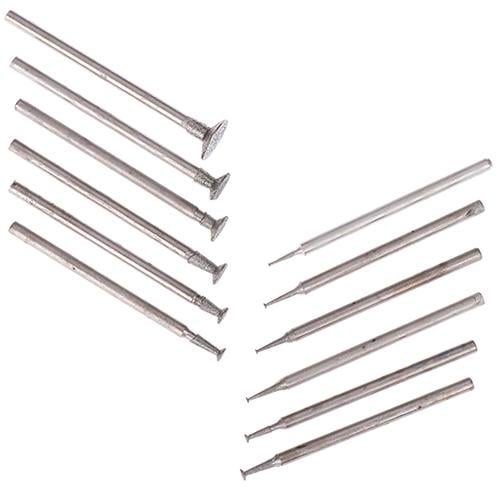 Набір борфрез алмазних хвостовик Dremel 2,35 мм для гравера 12 шт. - фото 4