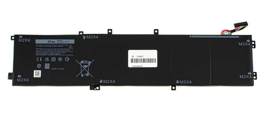 Аккумулятор для ноутбука Dell XPS 15 7590 8300 mAh 114V 95 Wh