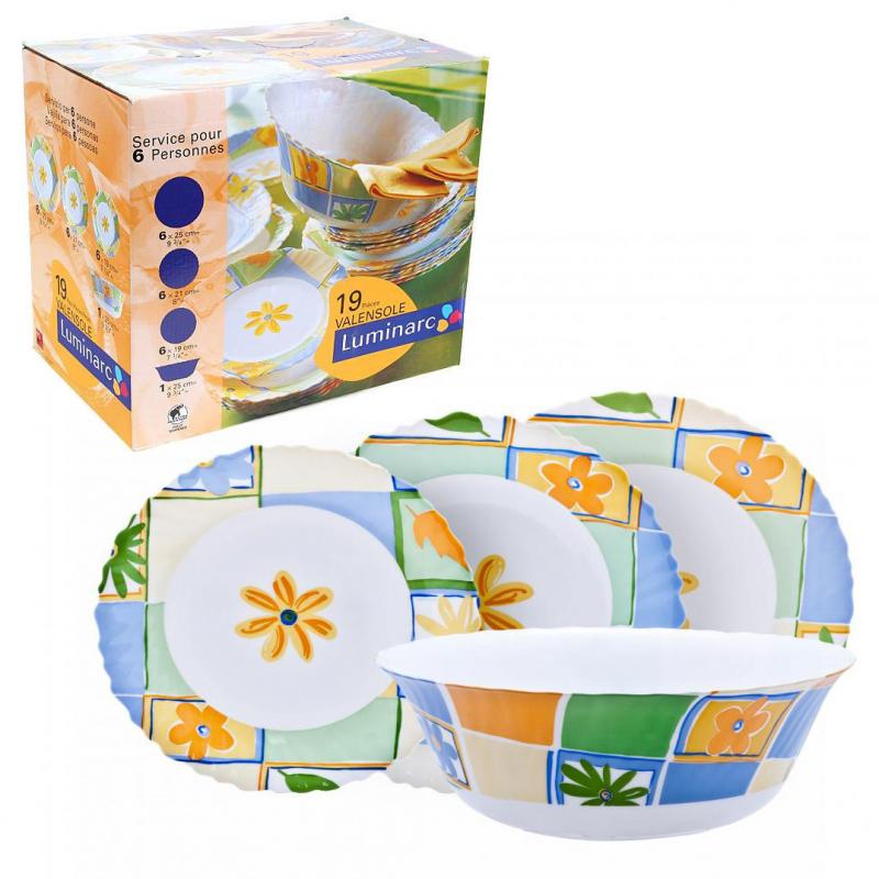Столовий сервіз Luminarc Valensole 19 пр. (8499)