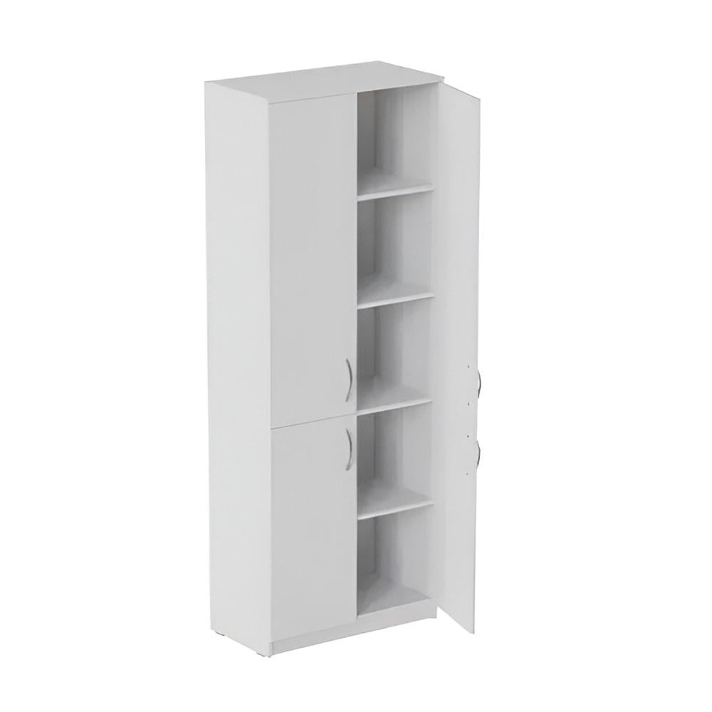 Шкаф Ferrum-decor Анжело на 5 полок с 4 дверями ДСП 16 мм 900x700x380 мм Белый (FRD-105037) Шкаф Ferrum-decor Анжело на 5 полок с 4 дверями ДСП 16 мм 900x700x380 мм Белый (FRD-105037)