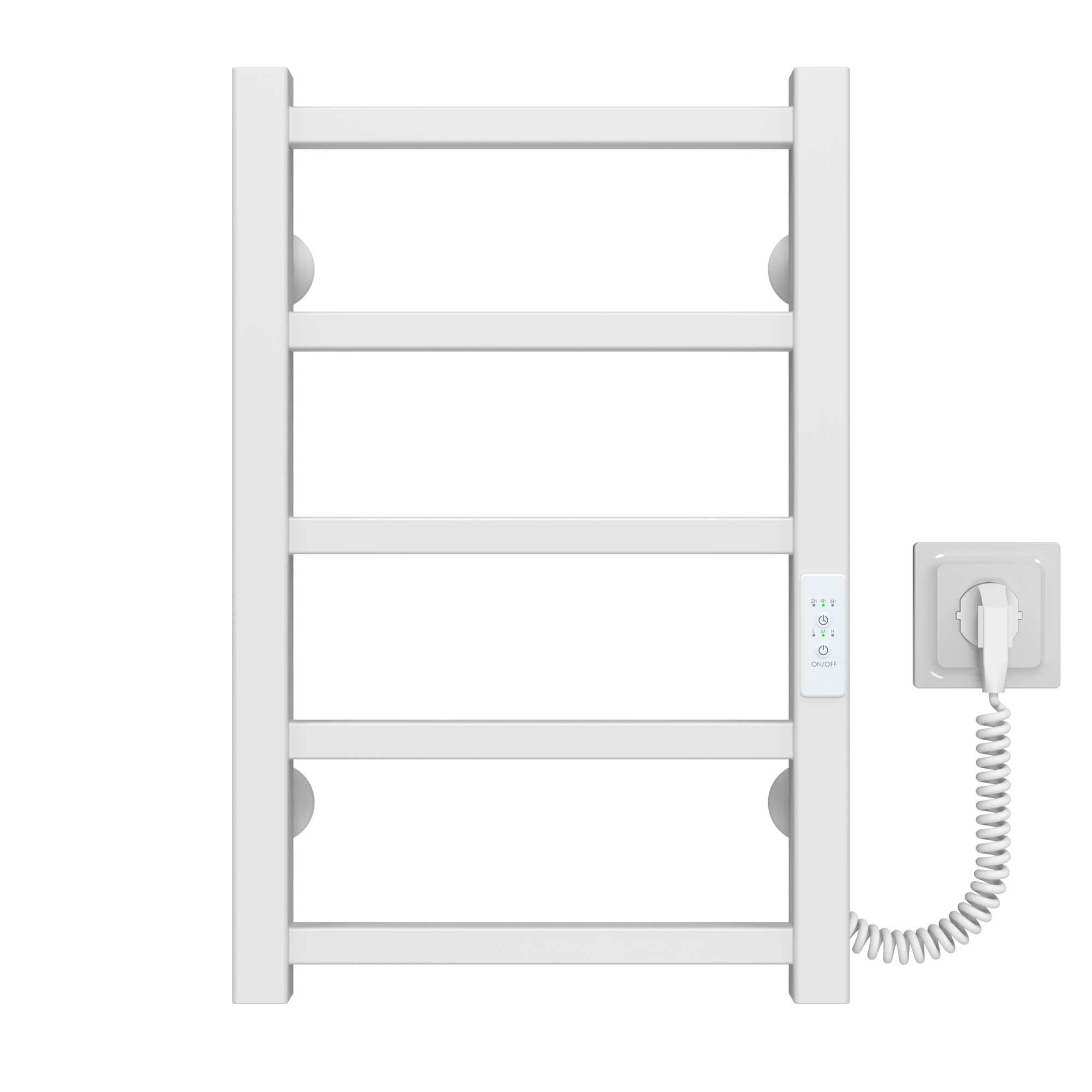 Рушникосушарка електрична Deffi Forest П6 WD04 нержавіюча сталь 200х600 мм Білий (A.FR.60.20.6.E.W.R.4)