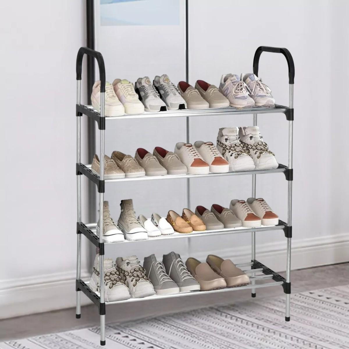 Полиця для взуття Shoe Rack 4 полиці 56х28х80 см (R31040) - фото 6