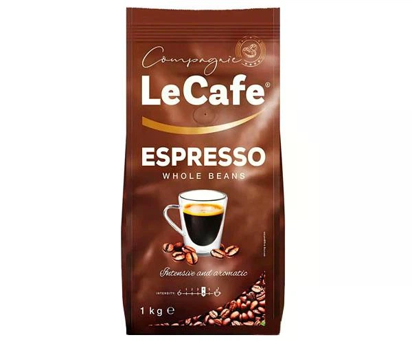 Кава в зернах Le Cafe Espresso 1 кг