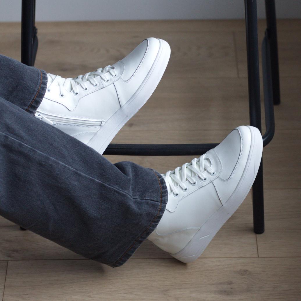 Кеди жіночі зимові Zlett з натуральної шкіри р. 39 Білий (3506) - фото 5 Кеди жіночі зимові Zlett з натуральної шкіри р. 39 Білий (3506) - фото 5