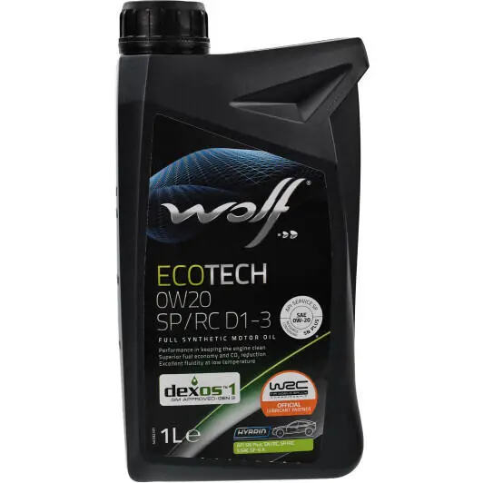 Моторное масло WOLF Ecotech SP/RC D1-3 0W-20 1 л (1049889) Моторное масло WOLF Ecotech SP/RC D1-3 0W-20 1 л (1049889)