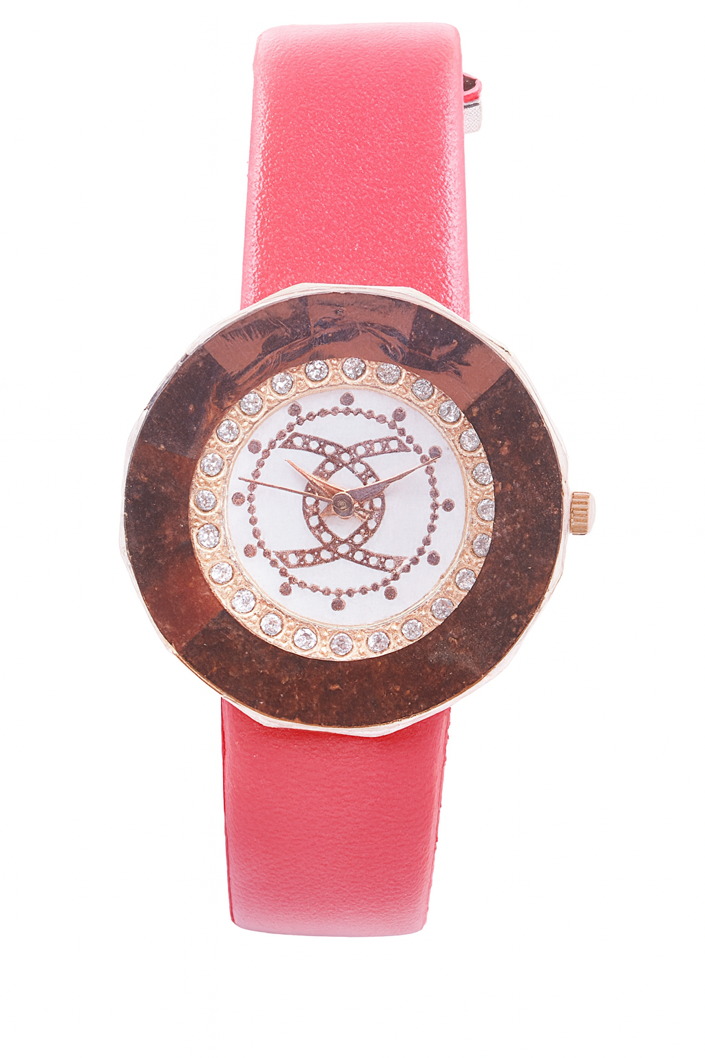 Наручные часы женские 7226 кварцевые d 34 мм Розовые (29596657)