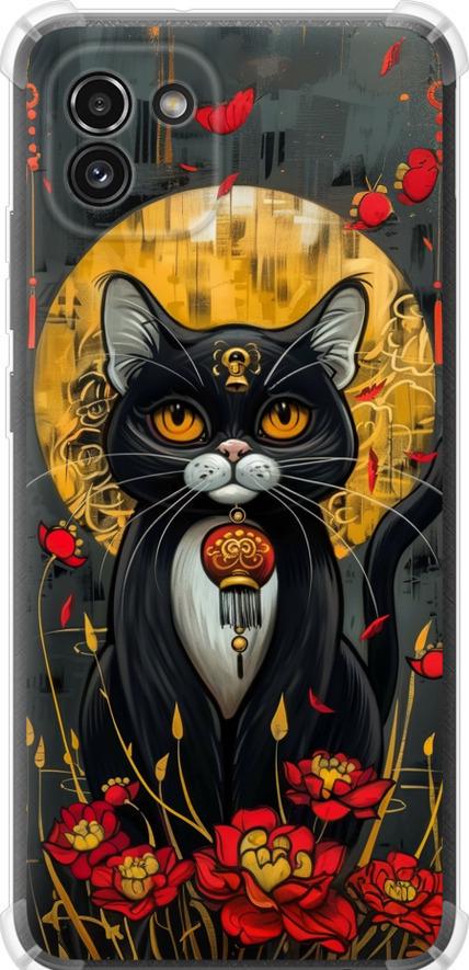 Чехол на Samsung Galaxy A03 A035F China Cat (6134sp-2499-42517)
