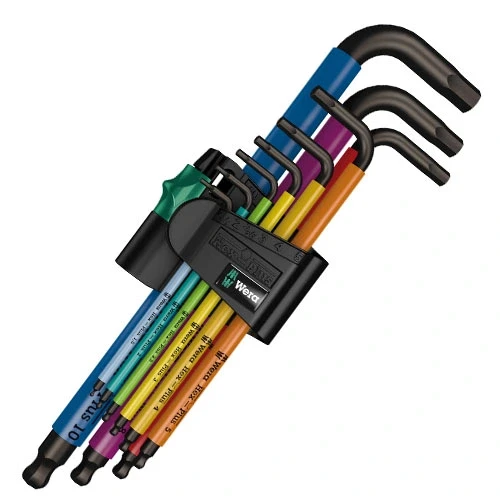 Набір шестигранних L-подібних ключів WERA 05073593001 1,5-10 мм Multicolor