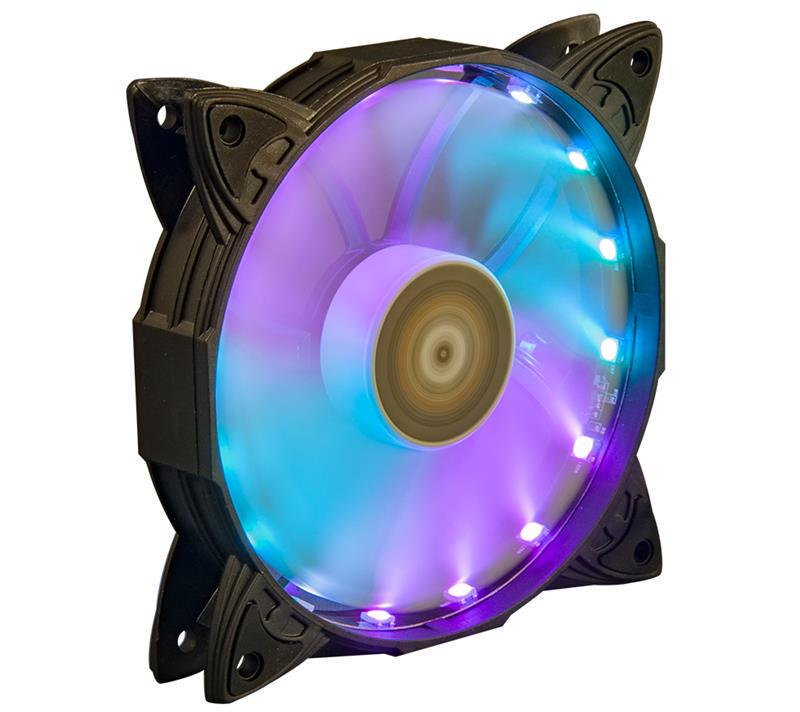 Вентилятор для корпуса Frime Iris LED Fan 16LED RGB HUB 120 мм (FLF-HB120RGBHUB16)