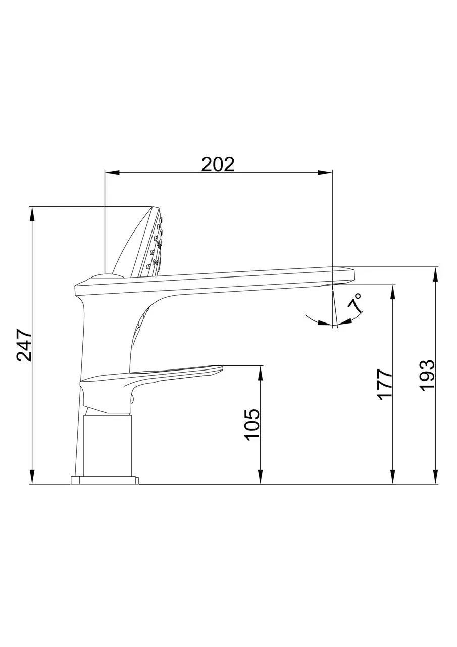 Змішувач на борт ванни Frap F1149 Білий/Хром (2465586952) - фото 9