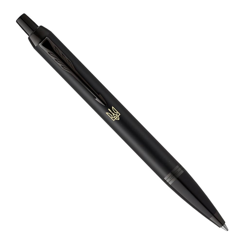 Шариковая ручка Parker IM 17 Achromatic Black BT BP Трезубец (22 932_TR)