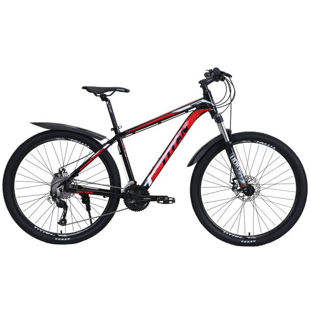 Велосипед дорожный Titan Germes 2022 29" 20" Черный/Серый/Красный