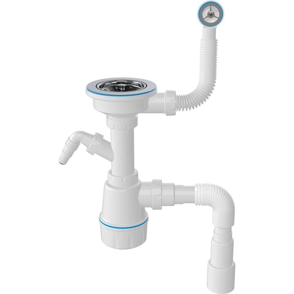 Сифон для умивальника Nova 1034 з круглим переливом 40/50 мм (TU-20379)