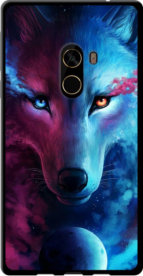 Чехол на Xiaomi Mi MiX 2 Арт-волк (3999b-1067-42517)