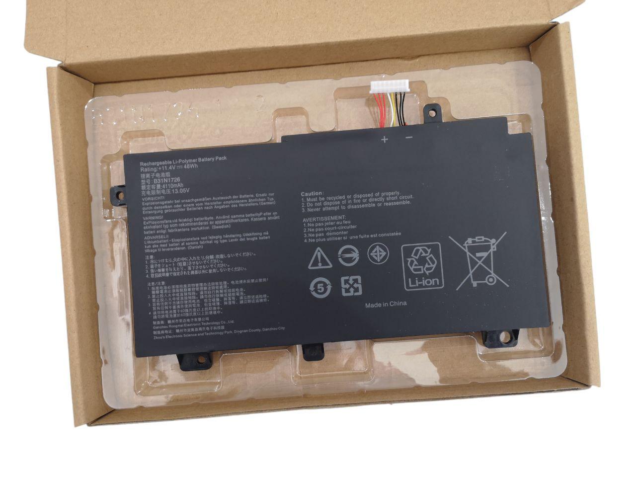 Акумулятор для Asus ZX80G/FX86/FX95G/FX504G/FA506/B31N1726 Version 1 4110 mAh 48Wh