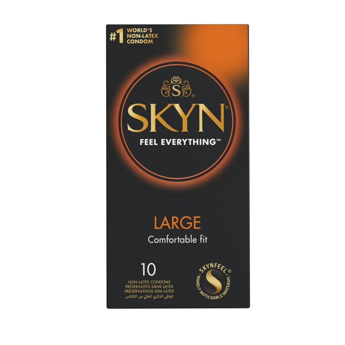 Презервативы Skyn Large безлатексные увеличенный размер полиизопрен 10 шт.