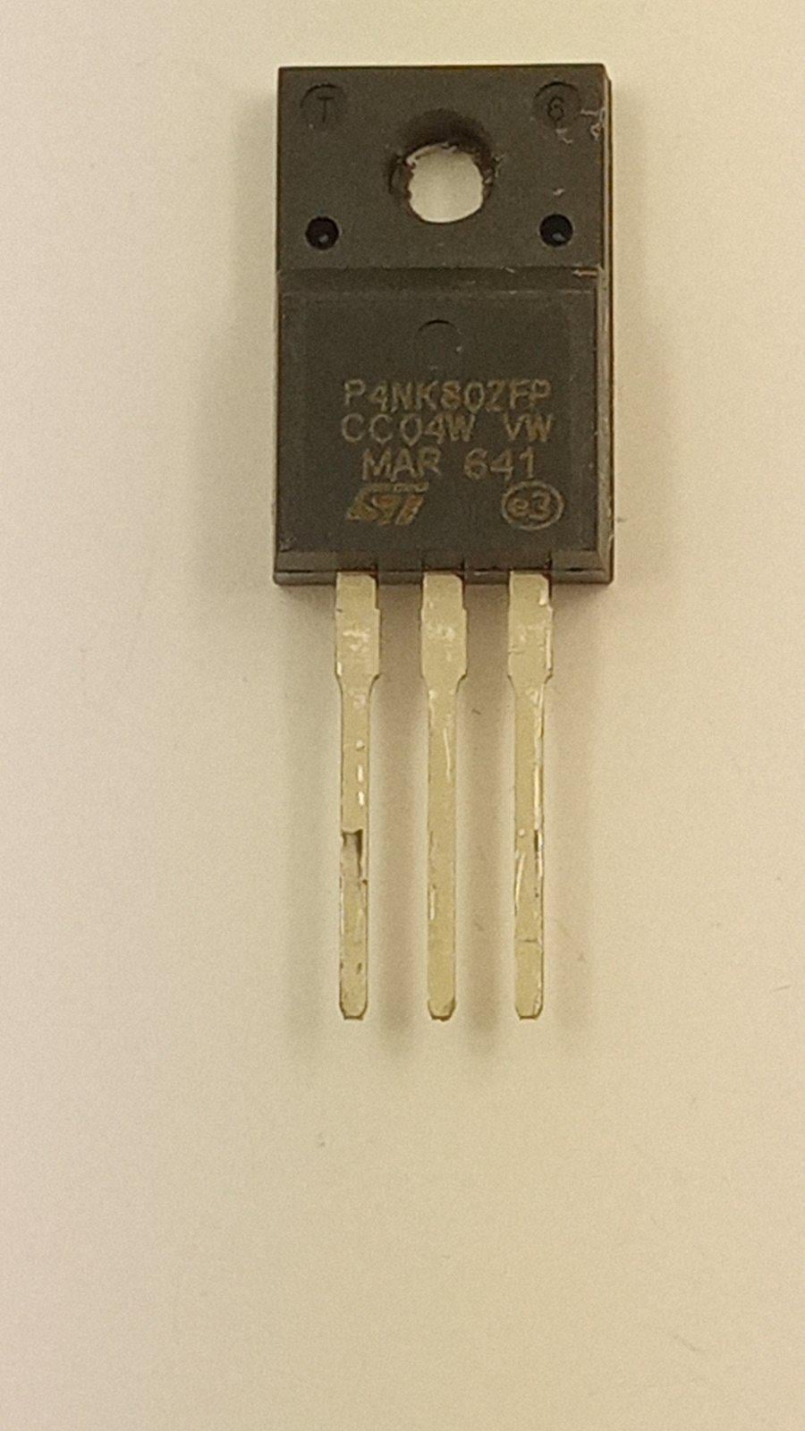 Транзистор STP4NK80ZFPTO 220FP (04871)