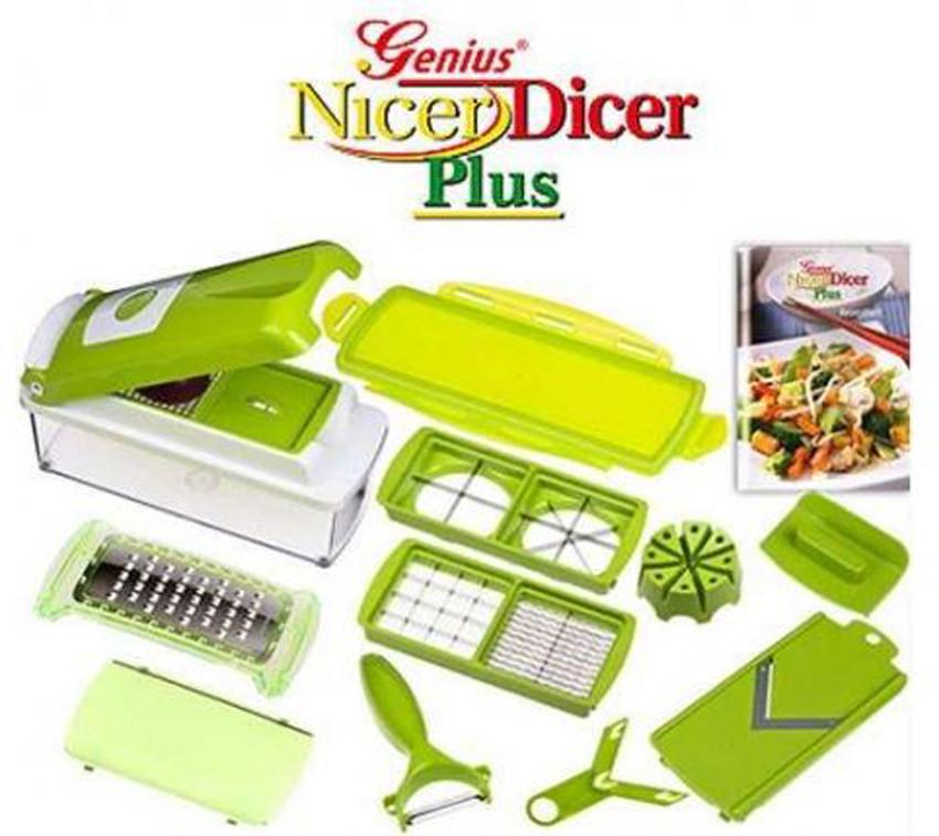 Овощерезка Nicer Dicer Plus Зеленый (2-1-1269) - фото 3