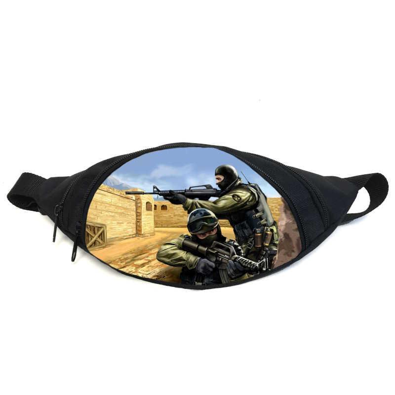 Поясная сумка-бананка с принтом Контр страйк GB-CSGO 024 Черный (2033177523) Поясная сумка-бананка с принтом Контр страйк GB-CSGO 024 Черный (2033177523)