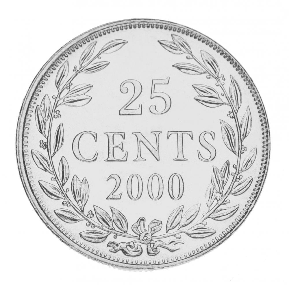 Коллекционная монета Либерия 25 центов 2000 UNC (М15749) Коллекционная монета Либерия 25 центов 2000 UNC (М15749)