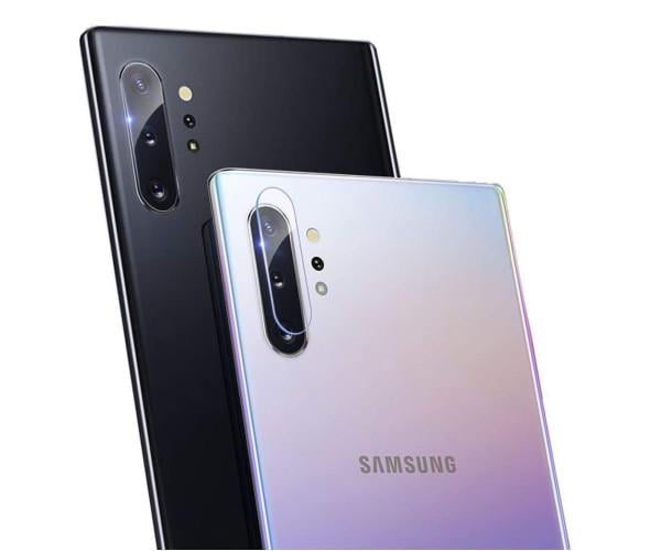 Противоударная гидрогелевая пленка Hydrogel Film для Samsung Galaxy Note 10 Plus на камеру 3 шт, Transparent