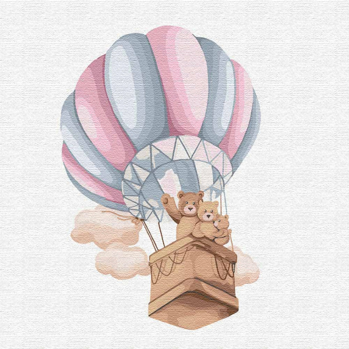 Картина по номерам Семейный полет 30х30 см (KHO2351)