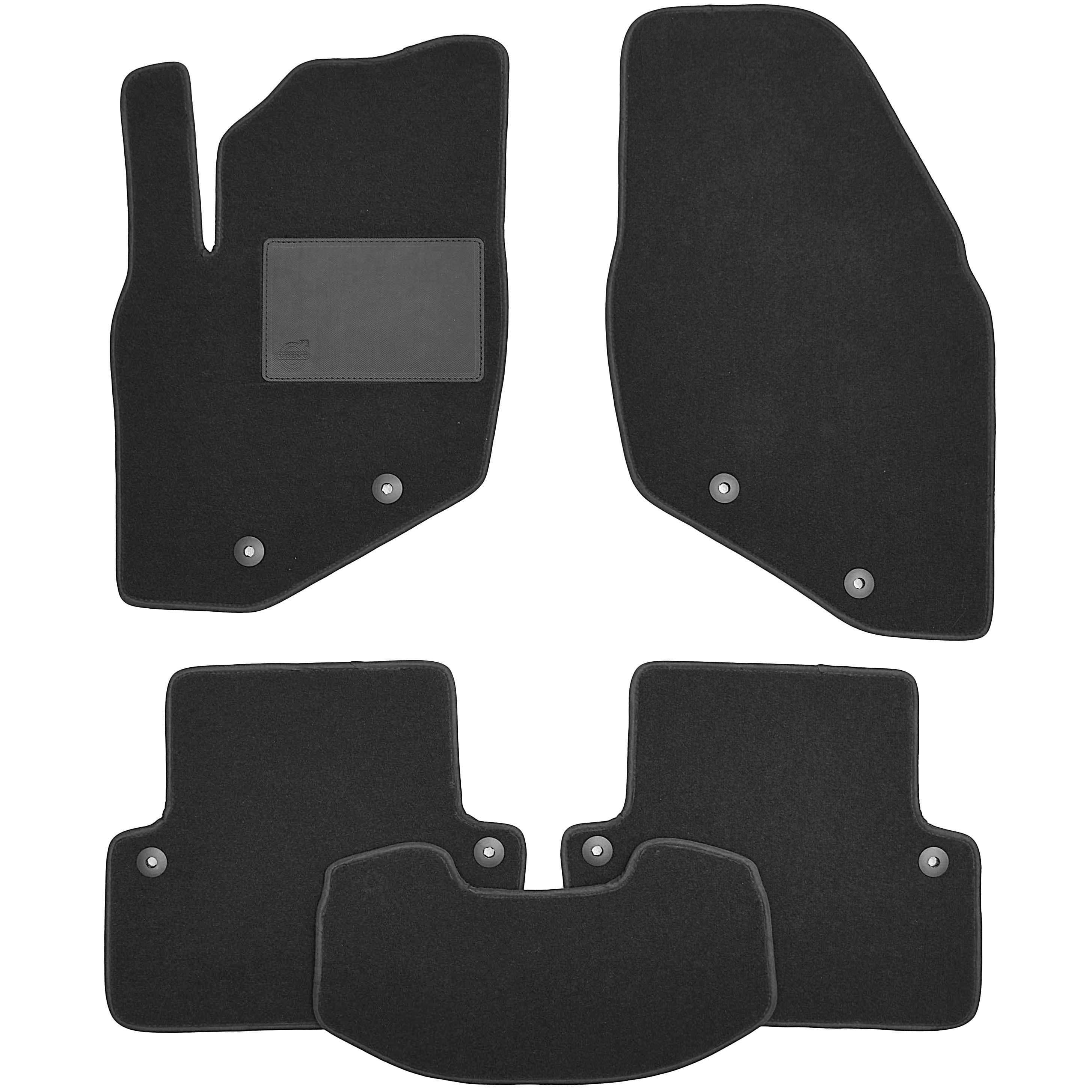 Коврики в салон для Volvo XC70 '04-06 текстильные Черный (165621)