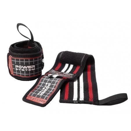Бинти кістові Power System PS-3500 Wrist Wraps Red/Black (A-012087) - фото 2