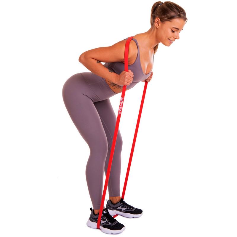 Резинка петля для подтягиваний Zelart SP-Sport FI-0889-2 POWER BANDS 11-29 кг Красный (DR003392) - фото 9