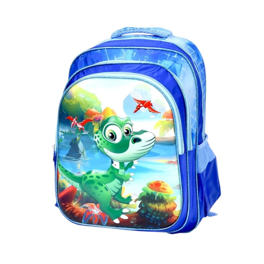 Детский рюкзак FG240502004A с тремя отделениями боковыми карманами и принтом 39x28x14 см Голубой Детский рюкзак FG240502004A с тремя отделениями боковыми карманами и принтом 39x28x14 см Голубой