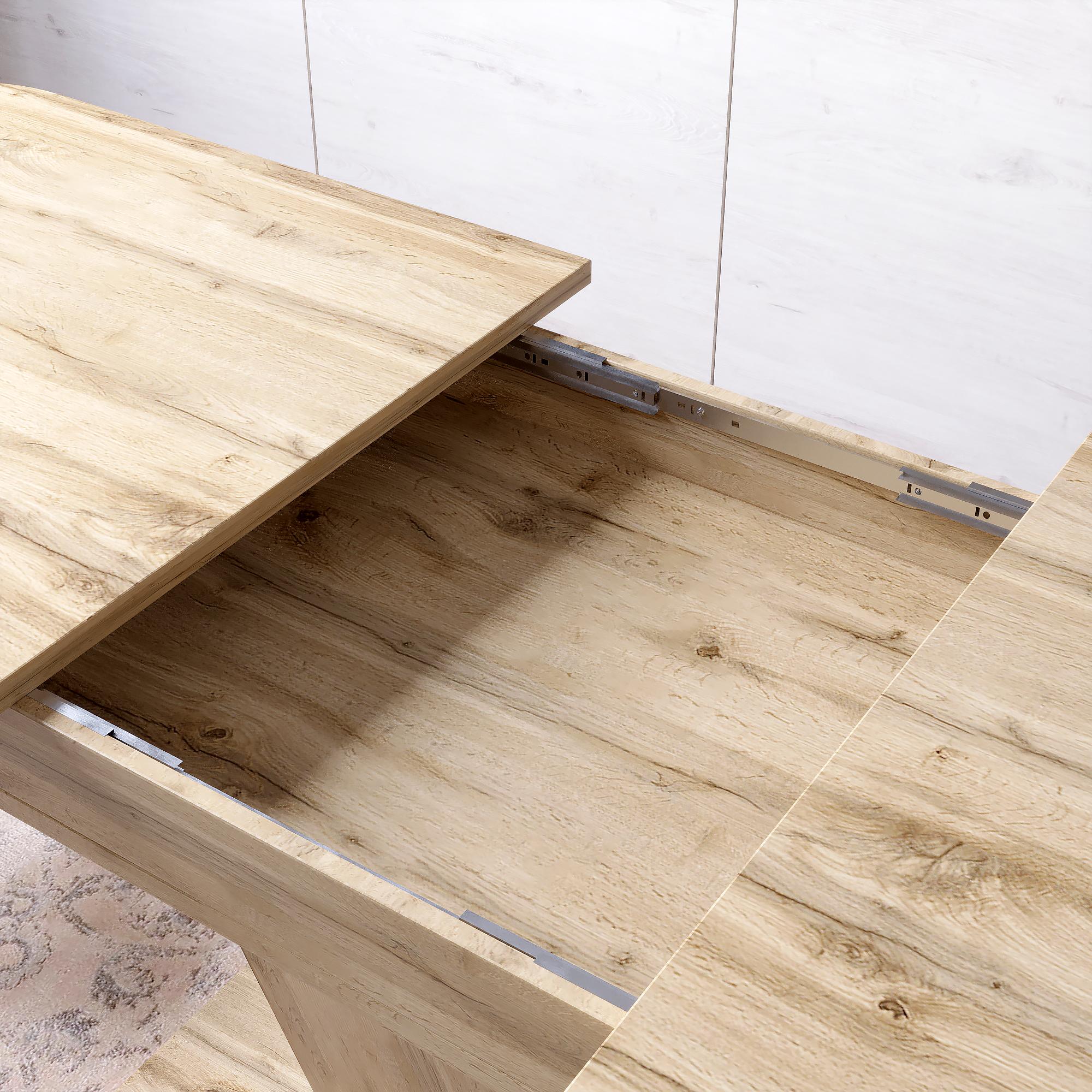 Стіл обідній розкладний Грейс 1760x680x750 мм Білий - фото 3