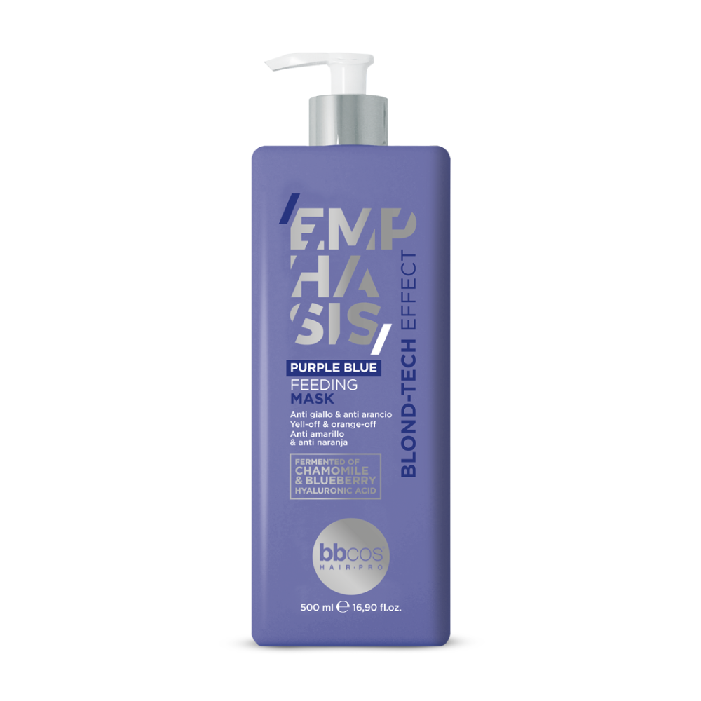 Відтінкова маска живильна EMPHASIS BLOND-TECH з фіолетово-синім пігментом 500 мл (36996271)