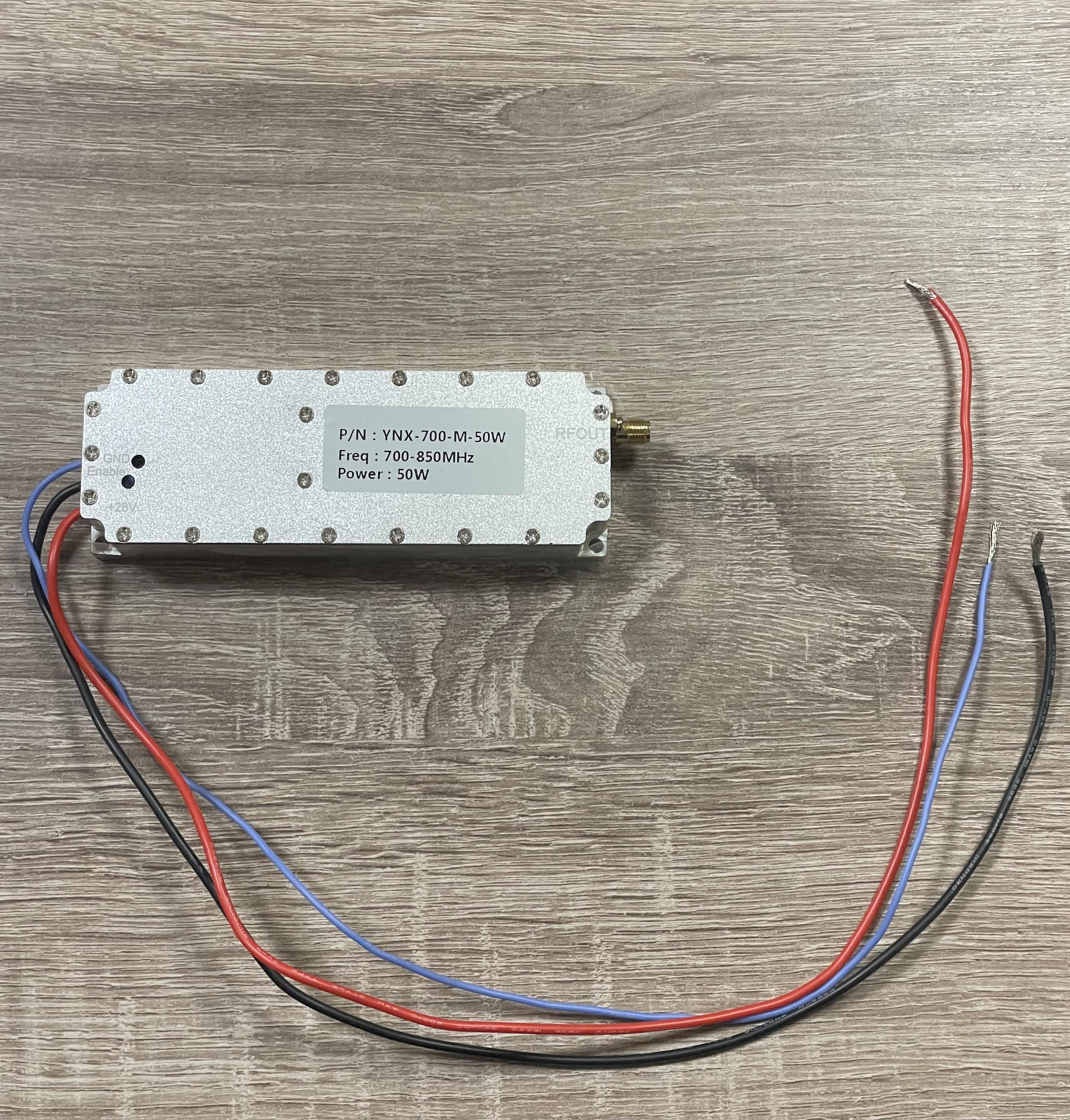 Усилительный модуль РЕБ GaN Anti Drone YNX-700M 50W 700-850MHz джаммер 700МГц с циркулятором на GaN транзисторе (00-00025742)
