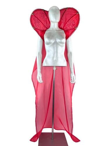 Накидка с воротником Seta Decor Королева сердец (26-564RD) Накидка с воротником Seta Decor Королева сердец (26-564RD)