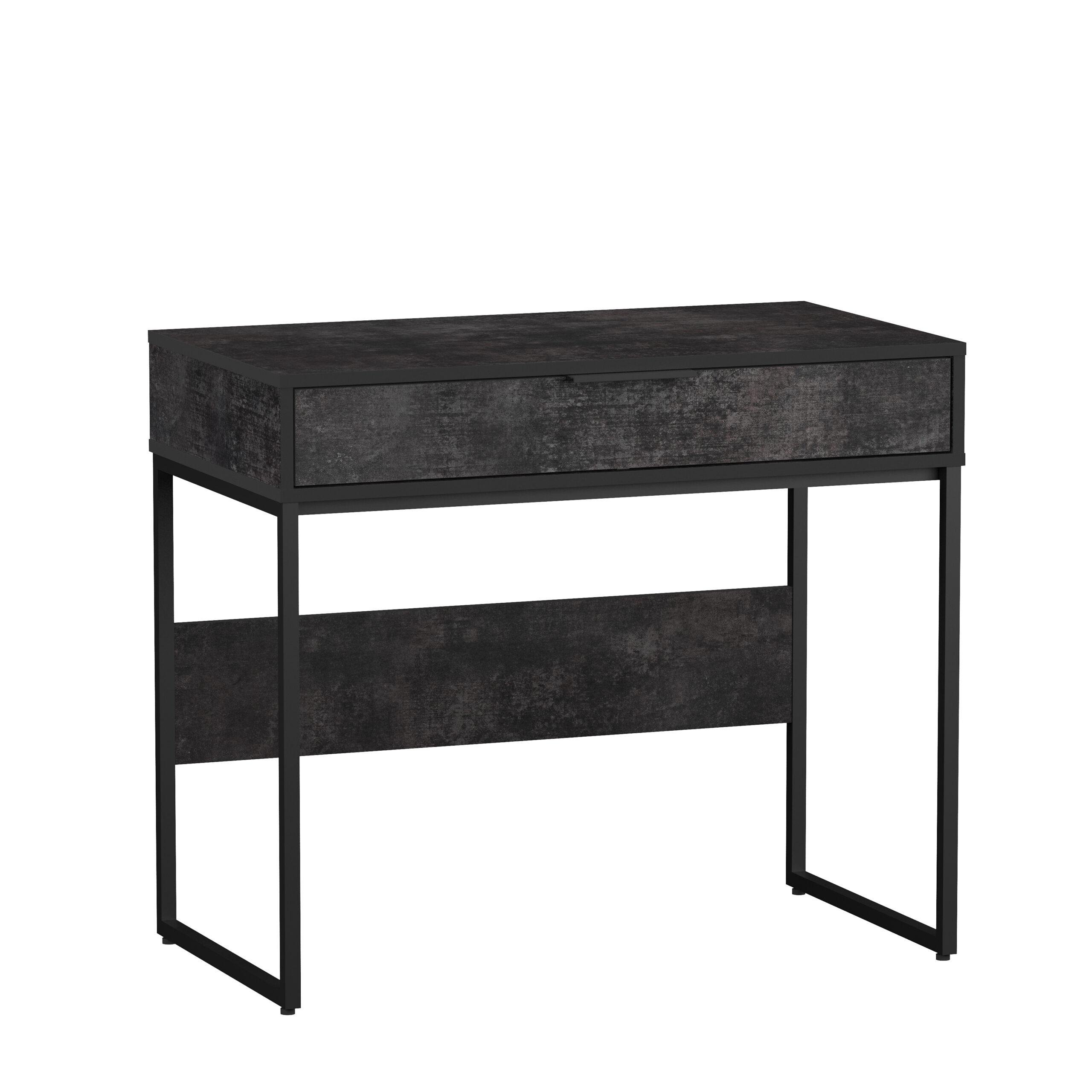 Стол туалетный F-9 Лофт с выдвижным ящичком 900х500х780 мм Бетон темный (438974986972698479876209874) Стол туалетный F-9 Лофт с выдвижным ящичком 900х500х780 мм Бетон темный (438974986972698479876209874)