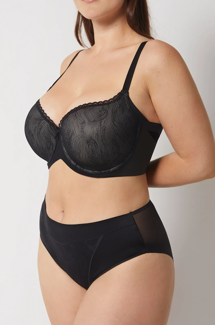 Бюстгальтер VIOLETA D формованная чашка SELENE 90D Черный (VIOLETA/LIF/02/90D)