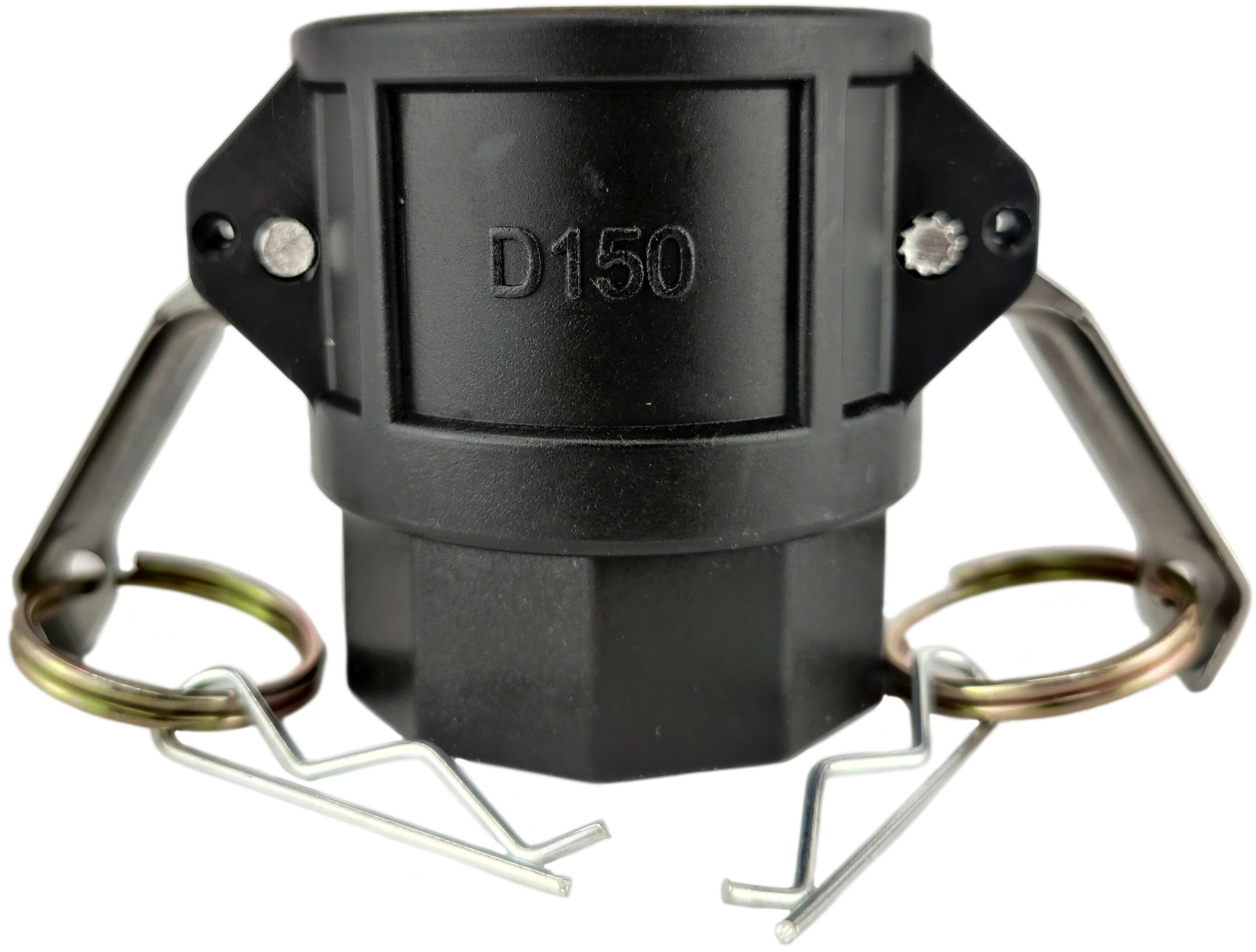 Муфта camlock тип D с внутренней резьбой BSPP ШРЗ полипропилен D-150 1 1/2" (50233024) Муфта camlock тип D с внутренней резьбой BSPP ШРЗ полипропилен D-150 1 1/2" (50233024)