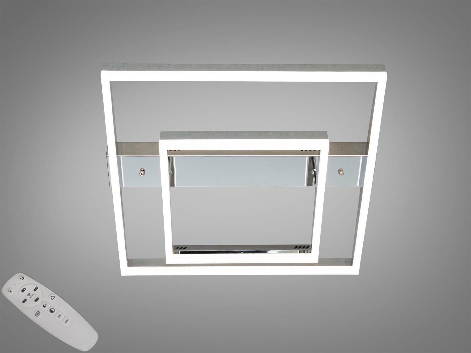 Люстра LED потолочная Diasha пульт 72W 2547HR dimmer Хром