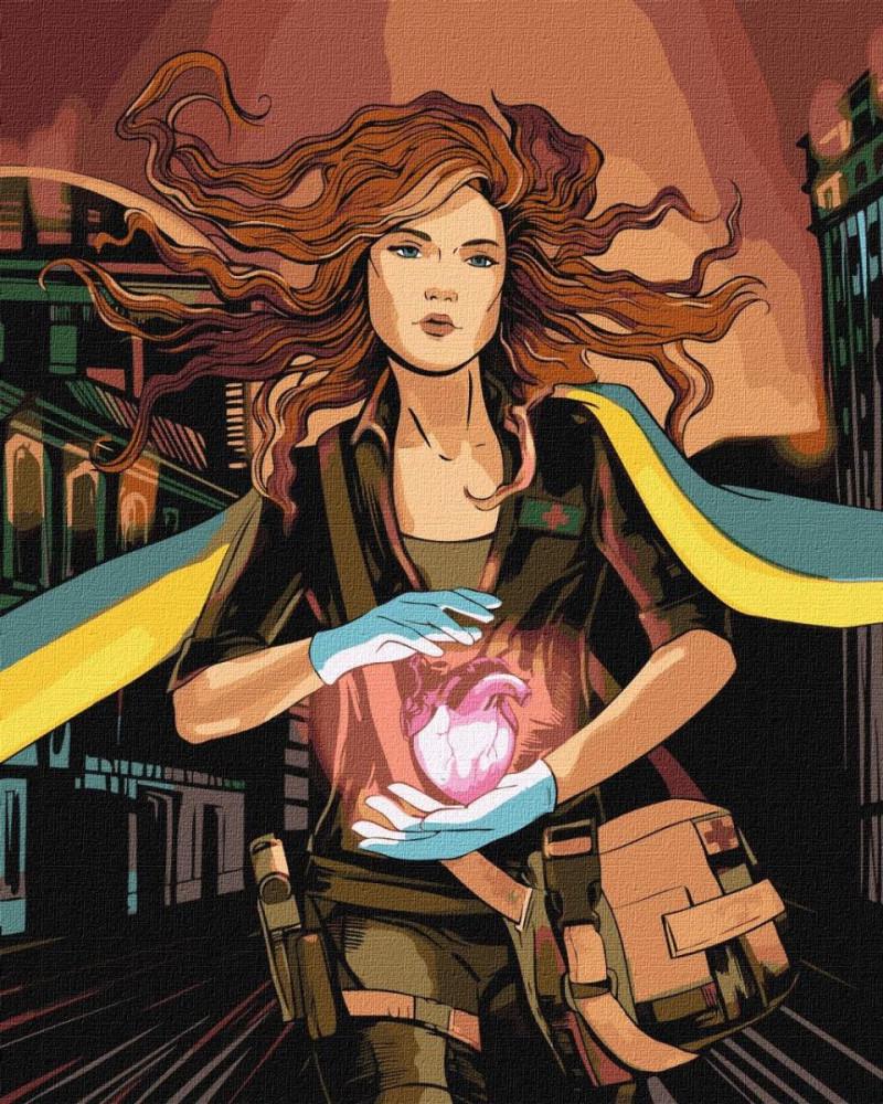 Картина по номерам Идейка Ангел жизни 40х50 см (KHO4935)