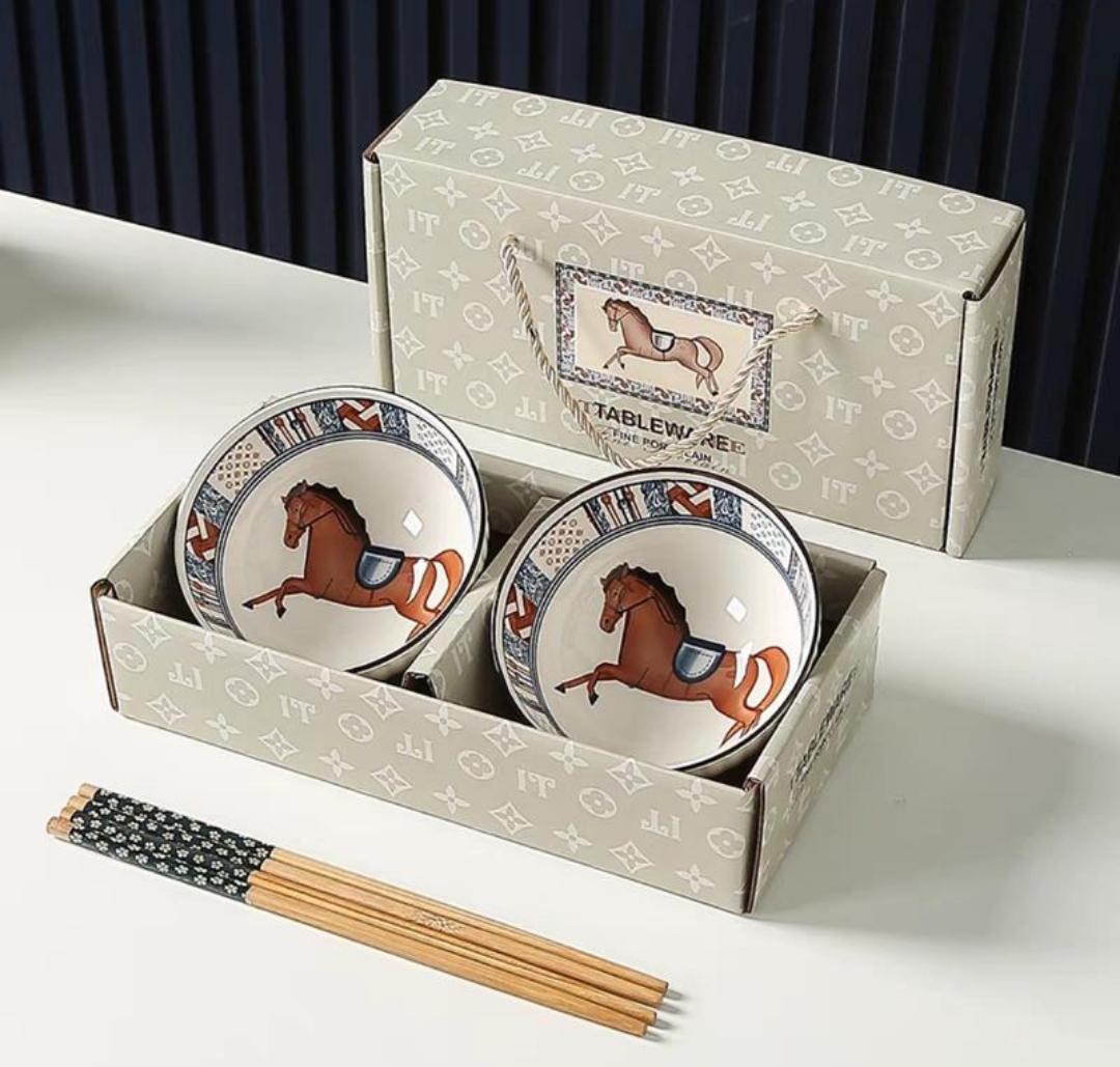 Набор посуды для суши в подарочной коробке 25x6x12 см