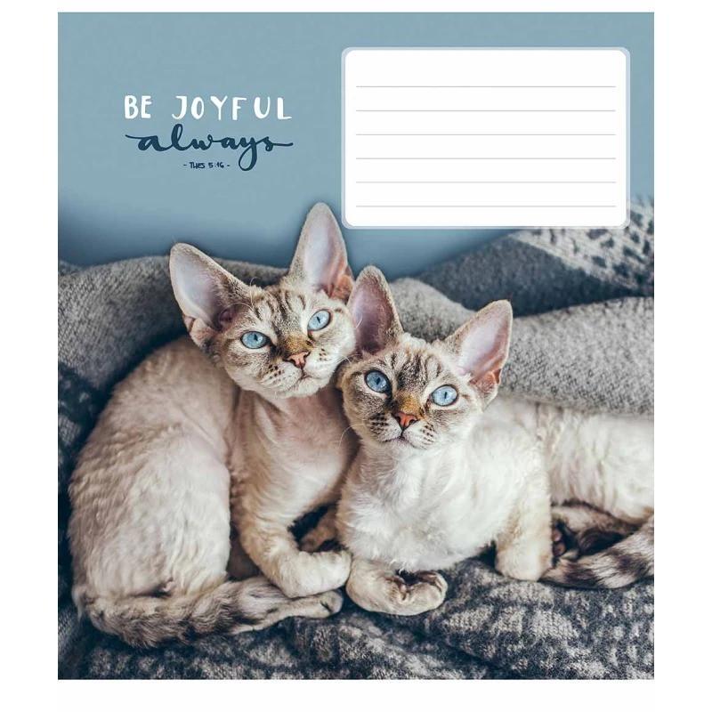 Зошит учнівський "Be joyful always" 012-3263L-2 в лінію 12 аркушів