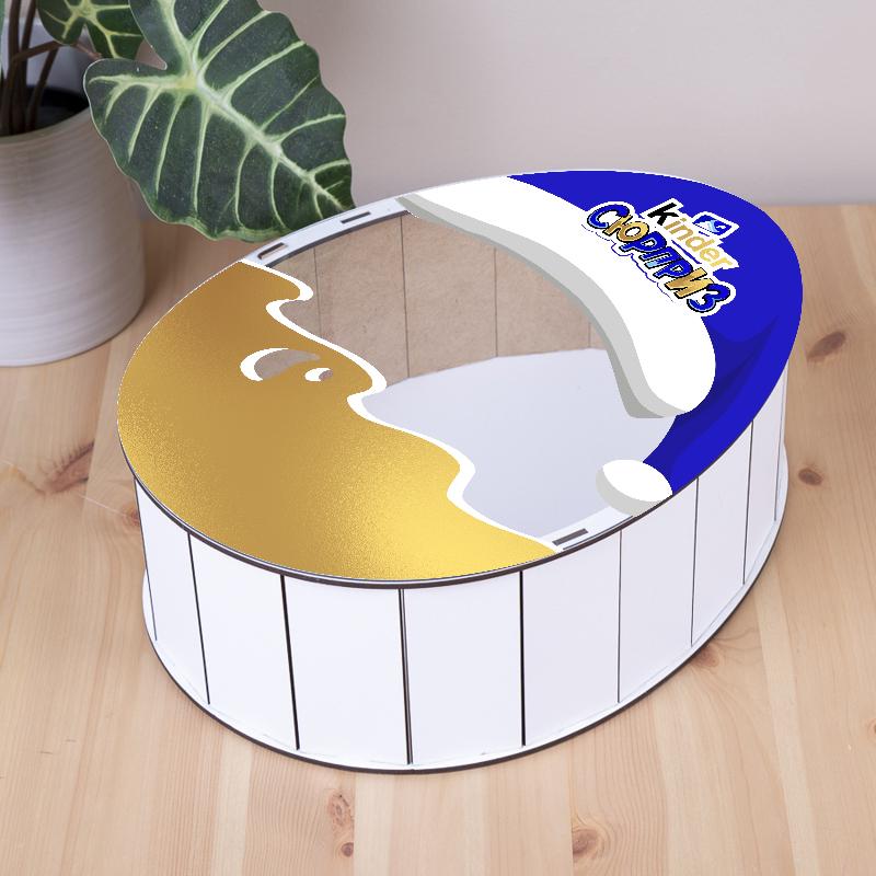 Коробка дерев'яна новорічна Кіндер 33 см (5814-7)