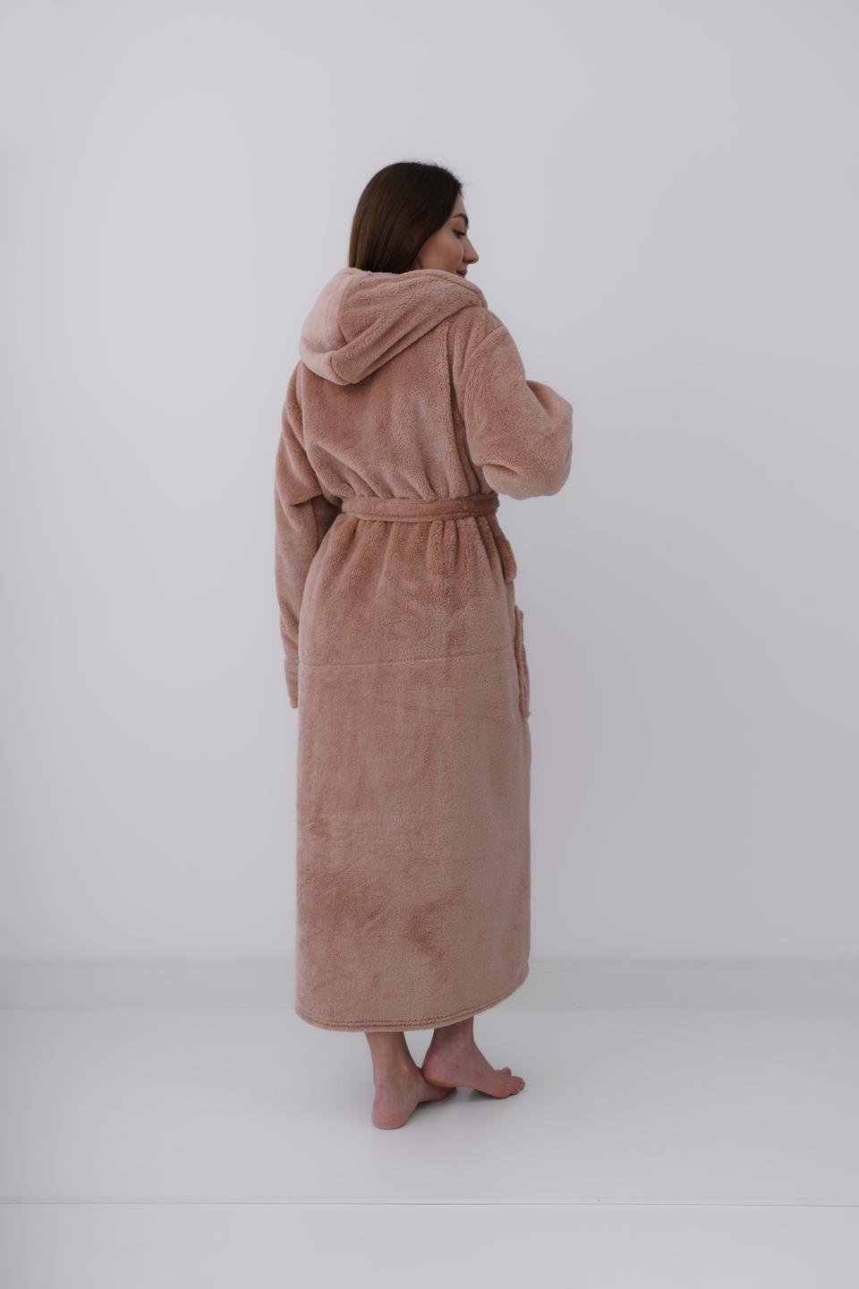 Халат жіночий UT Store HT01 L Бежевий - фото 2