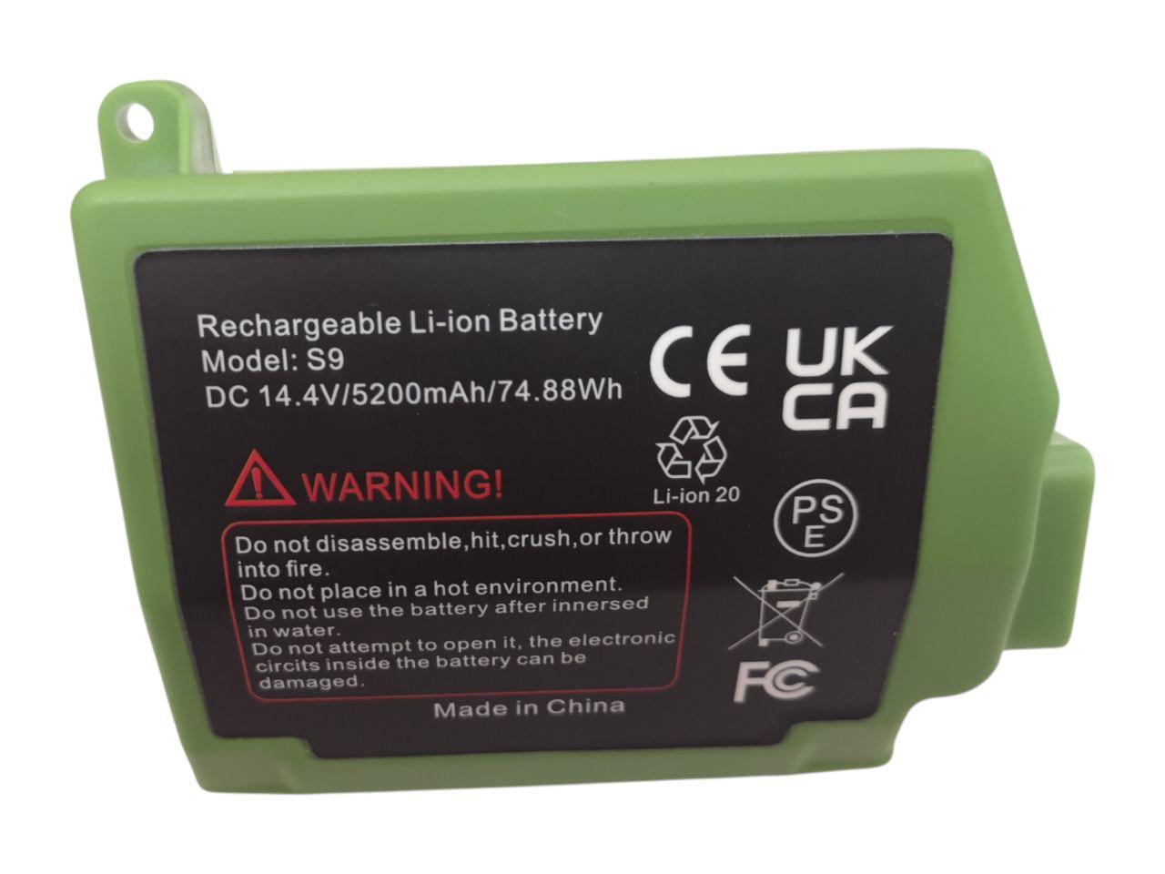 Аккумулятор для роботов пылесосов iRobot Roomba S9/S9+/9150/9550 Robot PNABL-B 5200 mAh 74,88Wh (000012479)