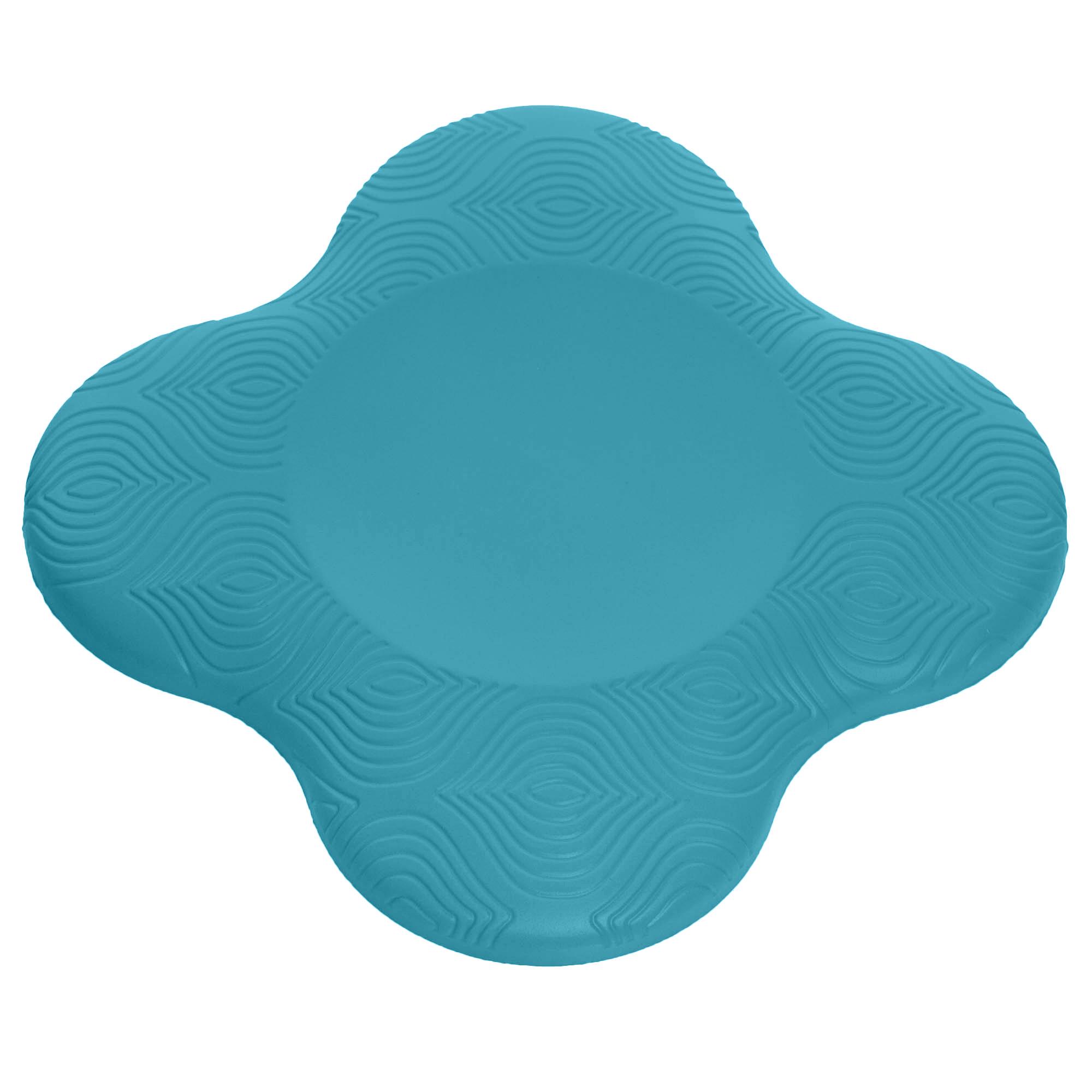 Подставка под колено и локоть для йоги Zelart FI-1586 20x20x2 см Голубой (NA004074)