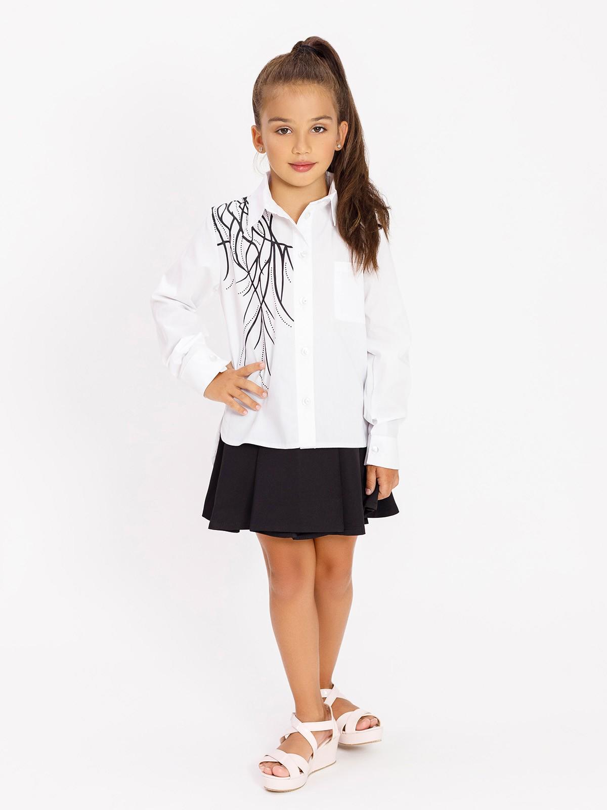 Детские рубашки ISSA Plus 128 Белый CD-432