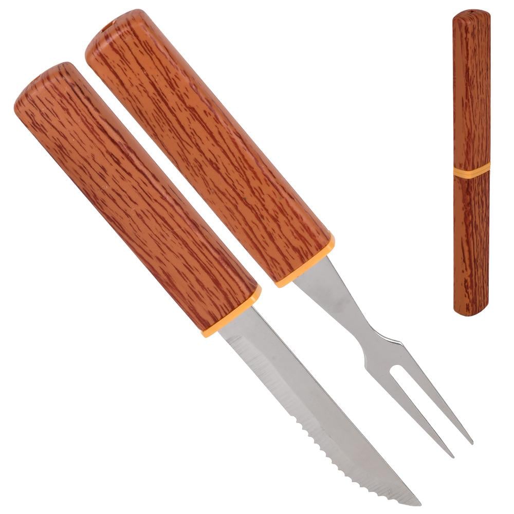 Ніж/виделка складаний туристичний 2 пр. 7,7 см (R100268) Ніж/виделка складаний туристичний 2 пр. 7,7 см (R100268)